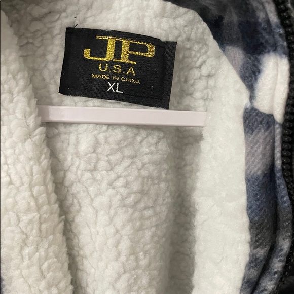 Mens Padded Hooded Sherpa Fur Lined Lumberjack Flannel Work Jacket Warm Thick - Picture 3 of 8